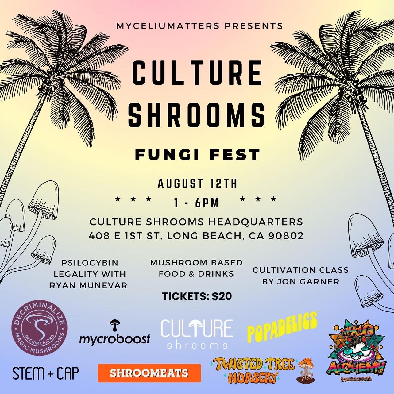 Culture Shrooms: Fungi Fest Building Community in Long Beach