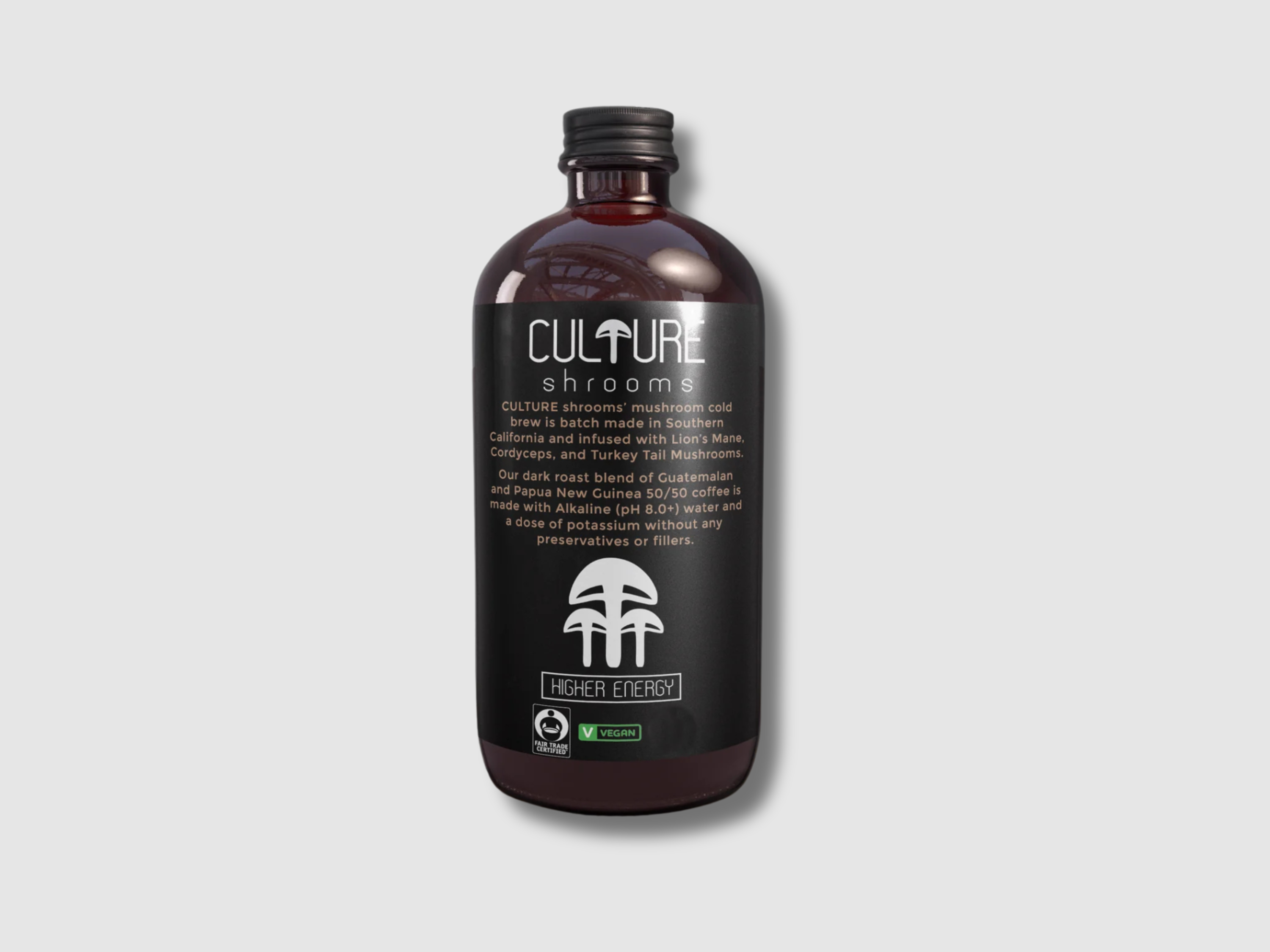 Cold Brew Coffee Infused with 100% Mushrooms | Made by Culture Shrooms, Long Beach CA (Copy)