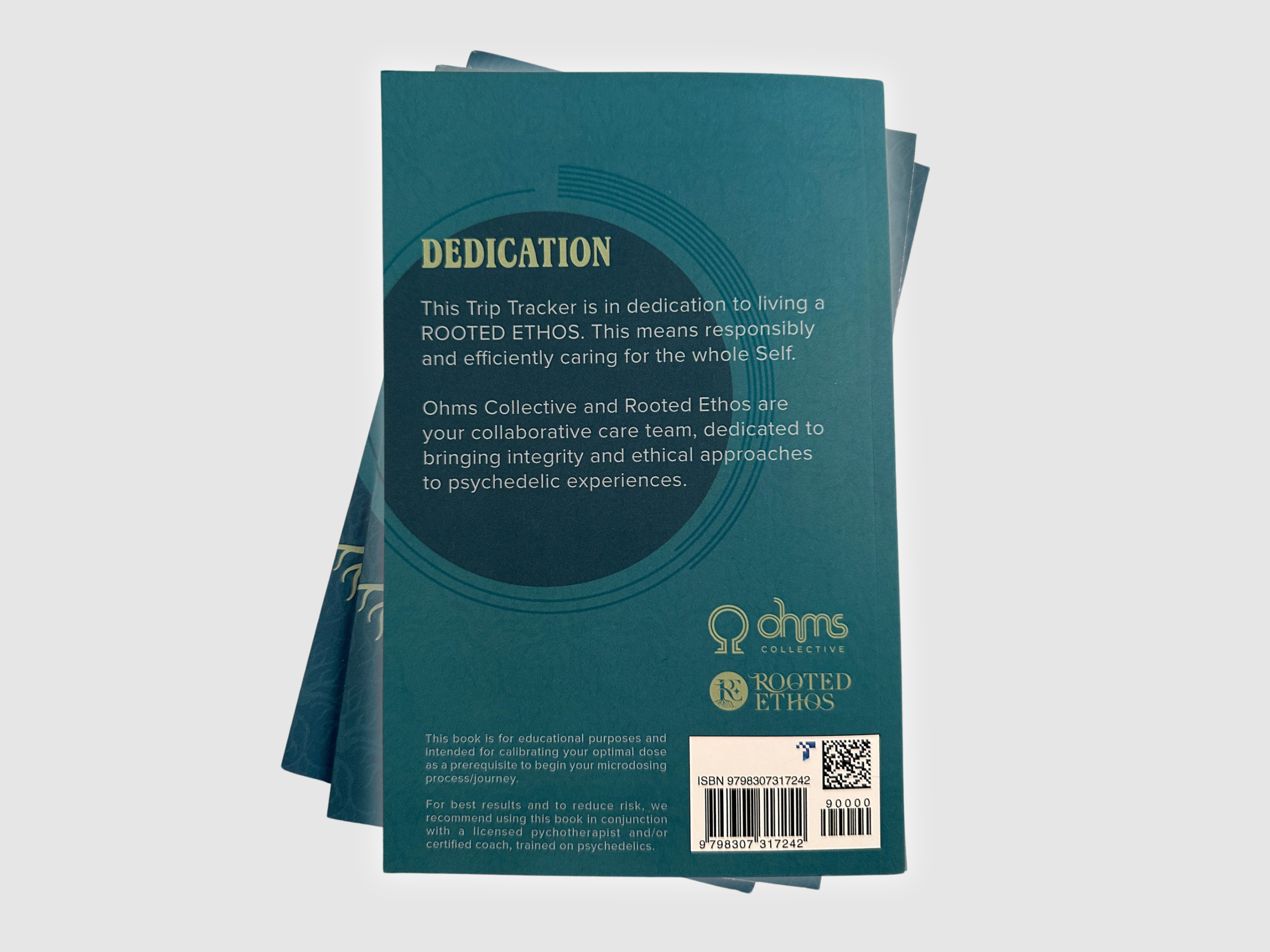 Trip Tracker Journal for Psychedelic Integration | Made by: OHMS Collective Ojai, California