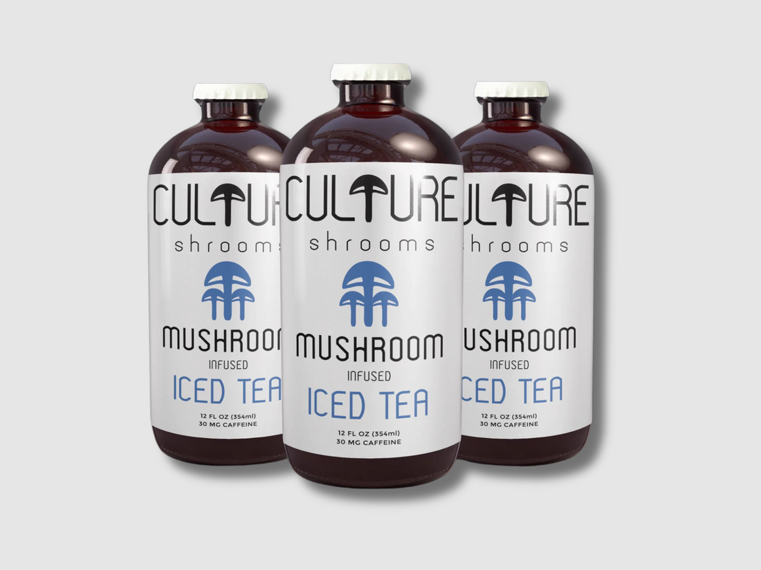 Iced Tea Infused with 100% Mushrooms | Made by Culture Shrooms, Long Beach CA