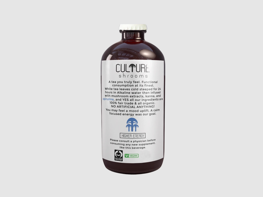 Iced Tea Infused with 100% Mushrooms | Made by Culture Shrooms, Long Beach CA
