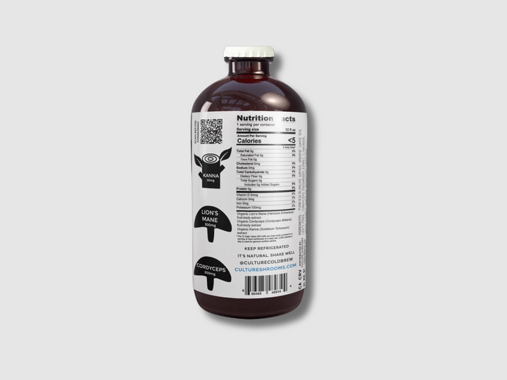 Iced Tea Infused with 100% Mushrooms | Made by Culture Shrooms, Long Beach CA