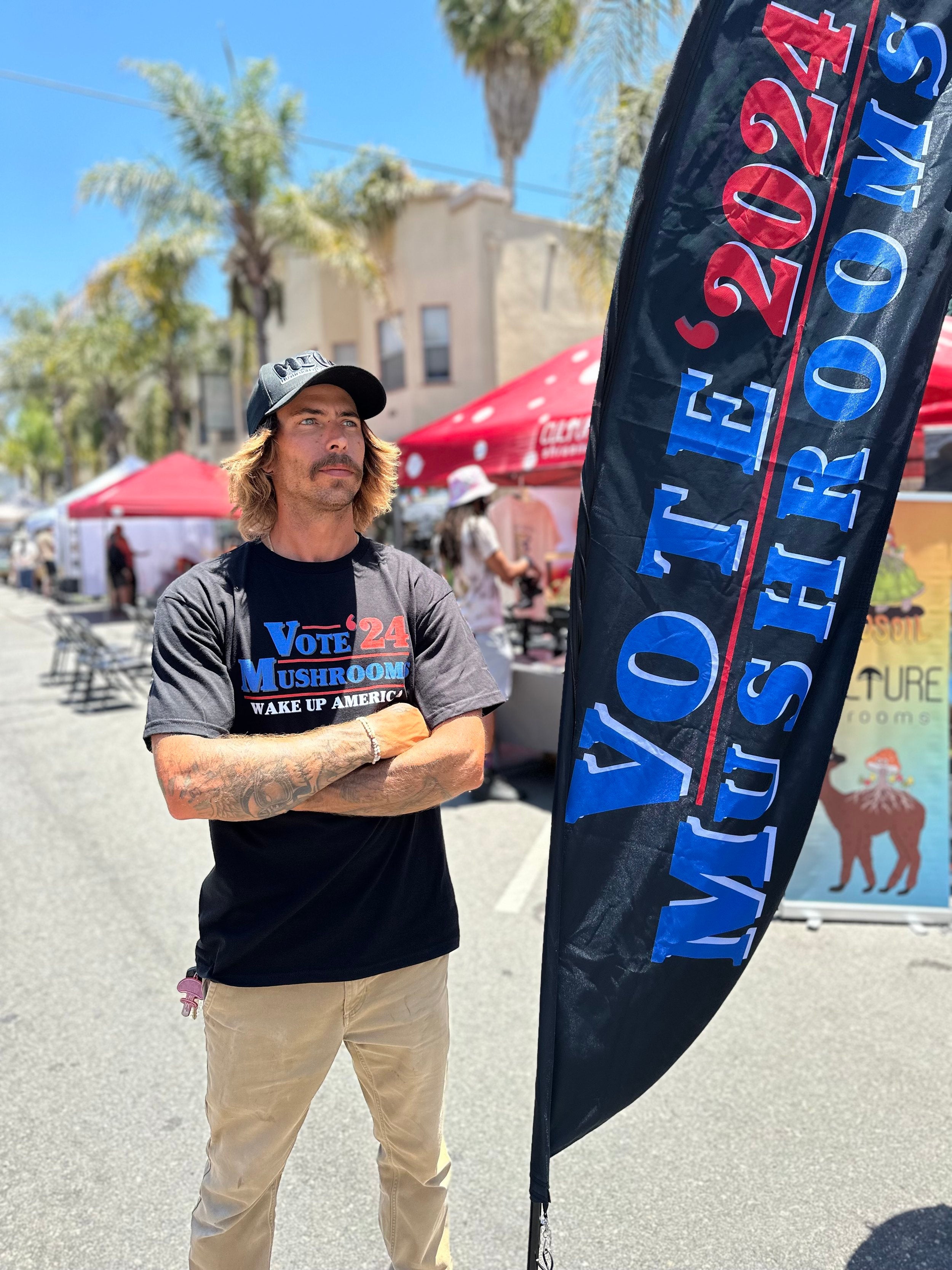 Vote for Mushrooms 2024 T-Shirt