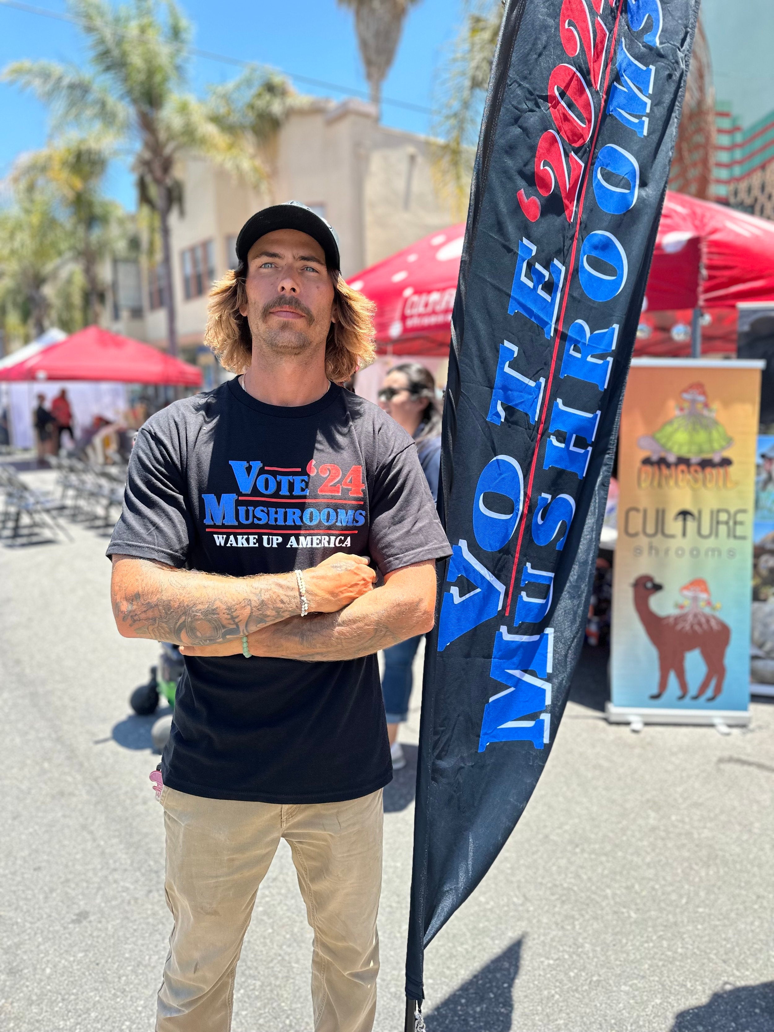 Vote for Mushrooms 2024 T-Shirt